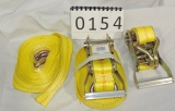 2 Heavy Duty Yellow Moving Straps