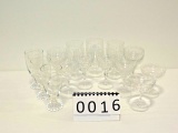 14 Piece Crystal Stemware Lot