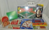 Tray lot Old Board & Card games