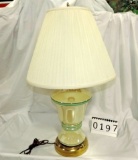 Cased Glass Table Lamp