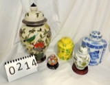 5 Various Sizes Ginger Jars Andrea By Sadek