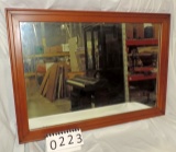 Wood Framed Wall Mirror