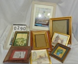 Tray Of New Small Picture Frames & Art