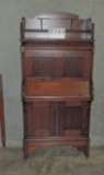 Eastlake Victorian Walnut Secretary Desk