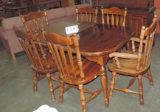 Bernhardt 8 Pc Pine Dining Room Set