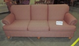 Light Burgundy Upholstered Sofa