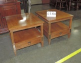 Pair Of Vintage J. R. Sciver Co End Tables