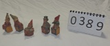 5 Pc Tom Clark Gnome Lot