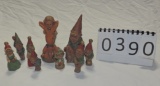 9 Pc Tom Clark Gnome Lot