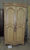 French Style Painted Armoire