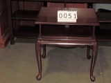 Mahogany Queen Anne Side Table