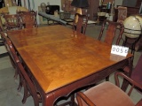 7 Piece Oriental Design Dinning Table & Chairs