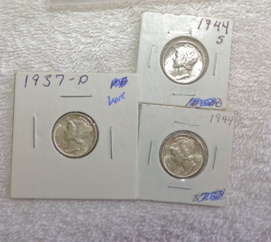 (3) Uncirculated Dimes