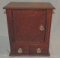 Early 1900's Oak Barbers Cabinet