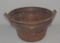 Large Copper Pot with Handle