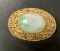 Beautiful 1920’s Chinese Silver and Jade Brooch