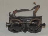 Late 1800's Fraternal Hood Wink Goggles