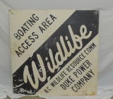Vintage Duke Power Safety Sign