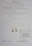 Ladies Oval Puffed/Pierced Earrings