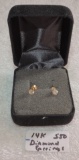14kt Gold 1/2 Carat Total Diamond Earrings