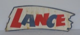 1980 Metal Lance Cracker Sign