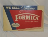 Original Formica Laminated Plastic Metal Flange Sign