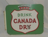 Original Canada Dry 2 Sided Flange Sign