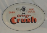 Orange Crush Porcelain Tray Featuring Crushy