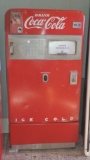 Coca Cola Dome Top Drink Machine with Change Box  on Top