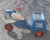 Scarce Radio Patrol Pedal Car