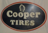 Original Melt 2 Side Cooper Tires Sign
