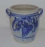 Blue and White German Pottery Jar