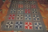 Vintage NC Flying Geese Quilt