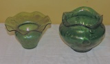 (2) 1930's Loetz Glass Vases