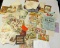 Tray Of Old Postcards, Trade Cards And Early Envelopes