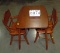 Pair Of Maple Childs Armchairs & Table