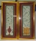 Pair Of Stylized Floral Vase Prints In Frames