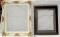 3 Used Empty Picture Frames