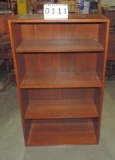 4 Shelf Wood Bookcase