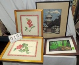 Lot Of 3 Framed Prints And Photograph