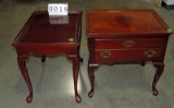 2 Hickory Chair Co. Mahogany End Tables
