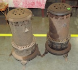 Pair Of Matching Antique Metal Heaters