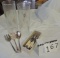 1950's Hurricane Lamp Shades, Silver-plate Serving Ware & Knives