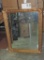 Heavy Vintage Plaster On Wood Wall Mirror