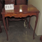 1920's Parquetry Top Side Table