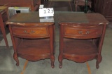 Pair Of French Provincial Bedside Stands