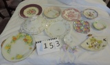 Tray Lot German China Plates & Covered Casserole