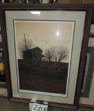 Signed & Numbered Bob Timberlake Print In Frame