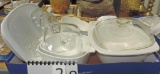 8 Pieces Blue Corn Flower Corning Bakeware