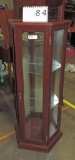 Mahogany Finished Small Display Cabinet